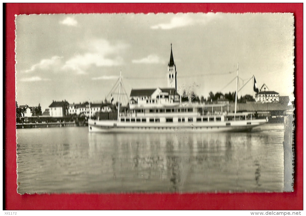 PAM-09  Romanshorn, Schiff Auf Dem Bodensee. . Gelaufen In 1952 - Romanshorn