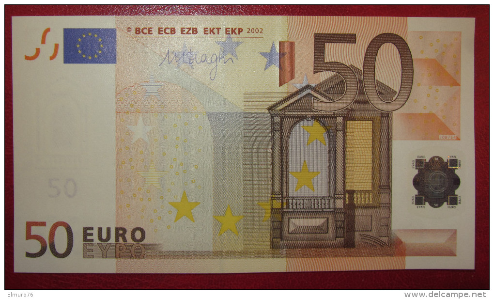 50 EURO J087E5 DRAGHI Serie S58 Italy Italia Perfect UNC - 50 Euro