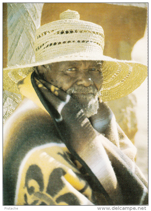 Lesotho Africa Afrique - Mosotho Man - Homme - Unused - 2 Scans - Lesotho