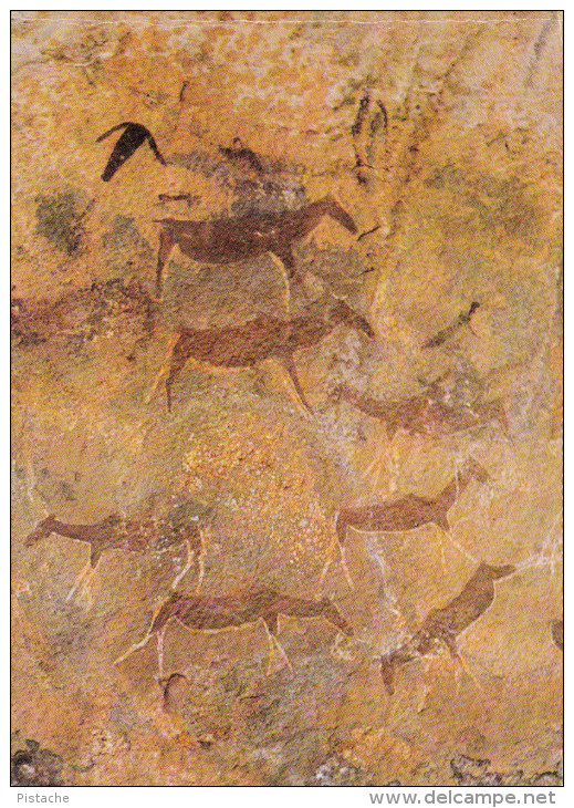 Lesotho Africa Afrique - Bushmen Paintings At Ha Khotso - Arts Art - Unused - 2 Scans - Lesotho