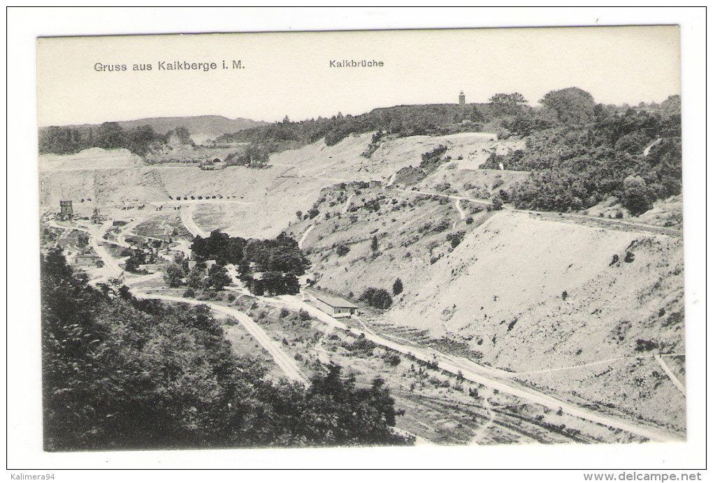 ALLEMAGNE  /  GRÜSS Aus  KALKEBERGE I. M.  ( Près De RÜDERSDORF ) /  KALKBRÜCHE  ( Mines, Carrières ) - Ruedersdorf