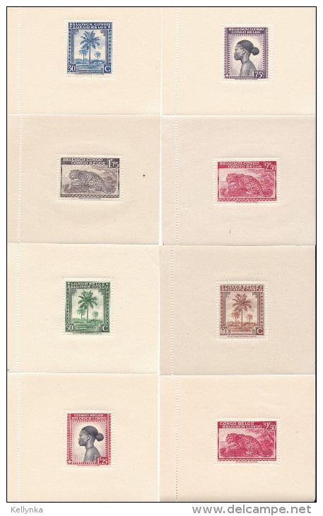 Congo Belge - BL3/10 - Blocs "Messages" Avec Bandelette - 1943 - MNH - Blocks & Sheetlets