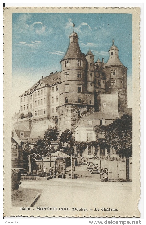 Montbéliard - Le Château - 1927  - CR4 - Montbéliard