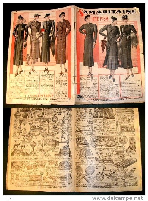 Catalogue. SAMARITAINE : ETE 1938 - Fashion