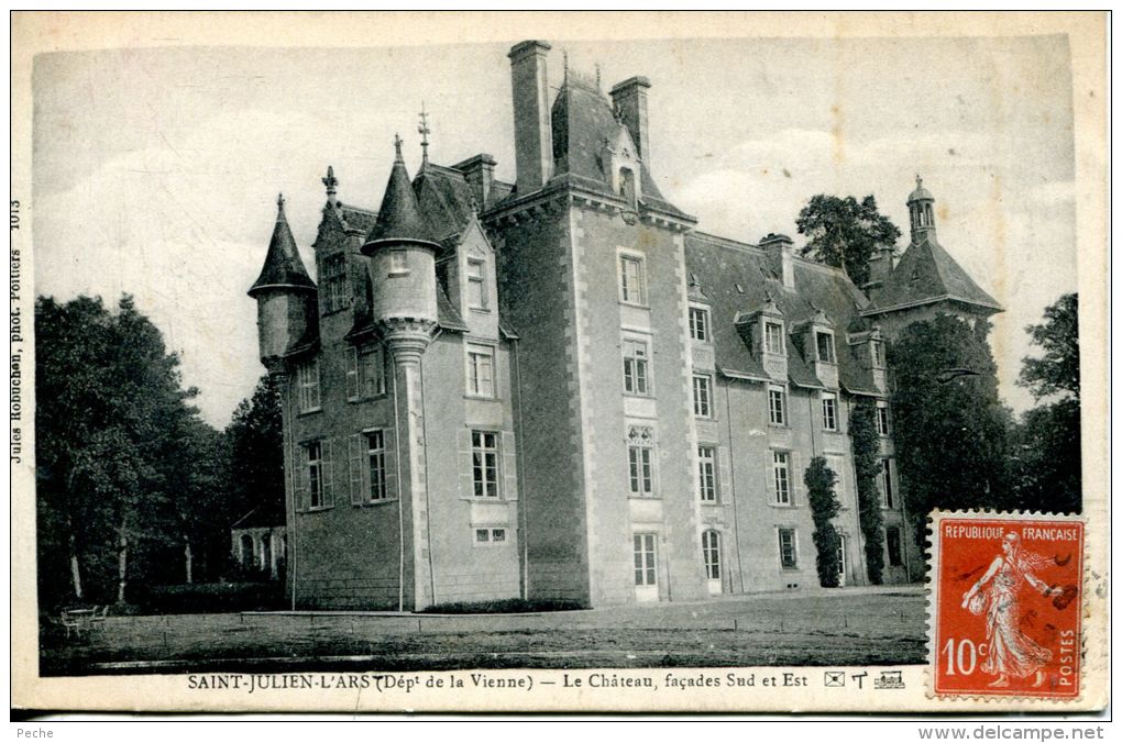 N°46081 -cpa Saint Julien L'Ars -le Château- - Saint Julien L'Ars