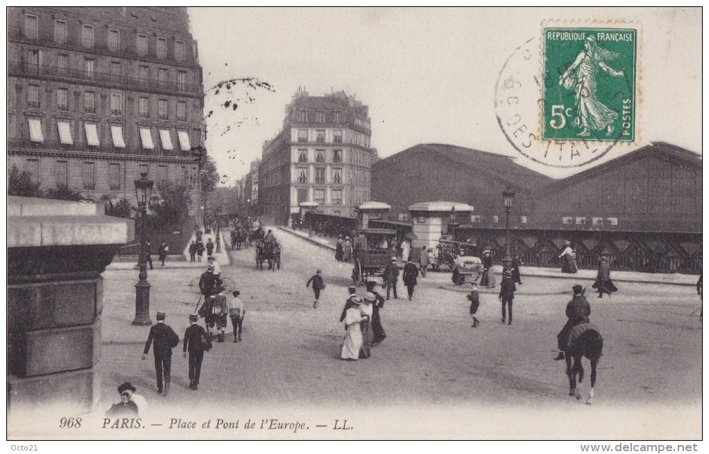 Paris. -  Place Et Pont De L' Europe - Arrondissement: 08