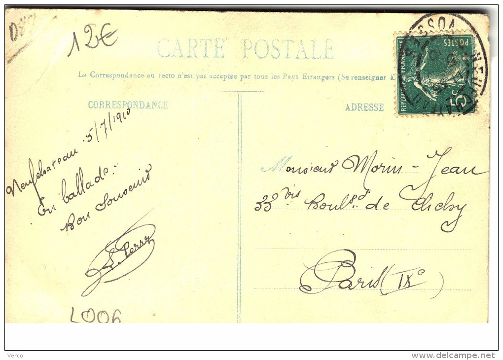 Carte Postale Ancienne De COUSSEY - Coussey