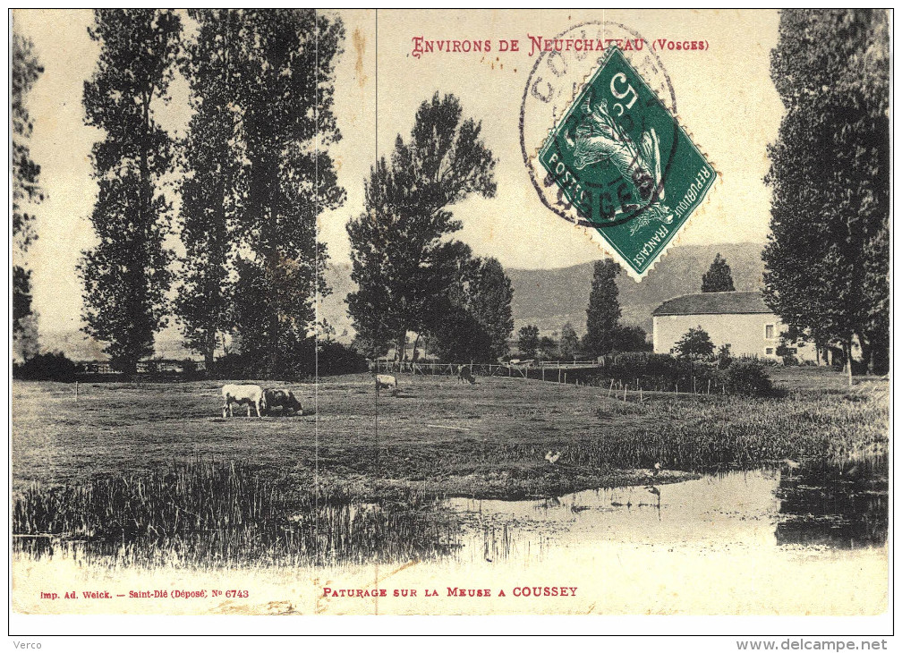 Carte Postale Ancienne De COUSSEY - Coussey