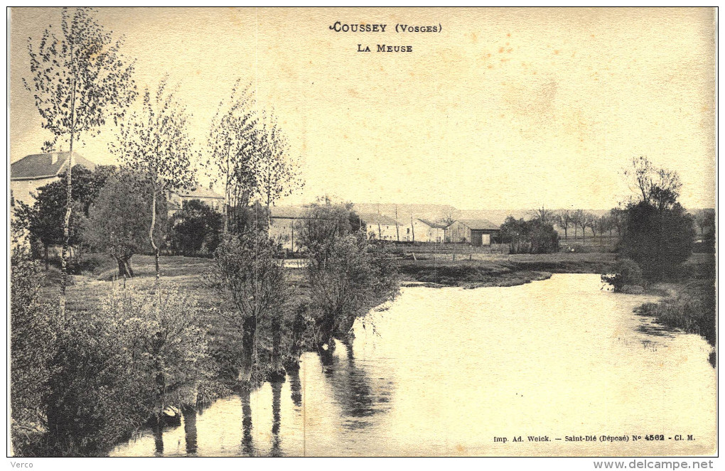 Carte Postale Ancienne De COUSSEY - Coussey