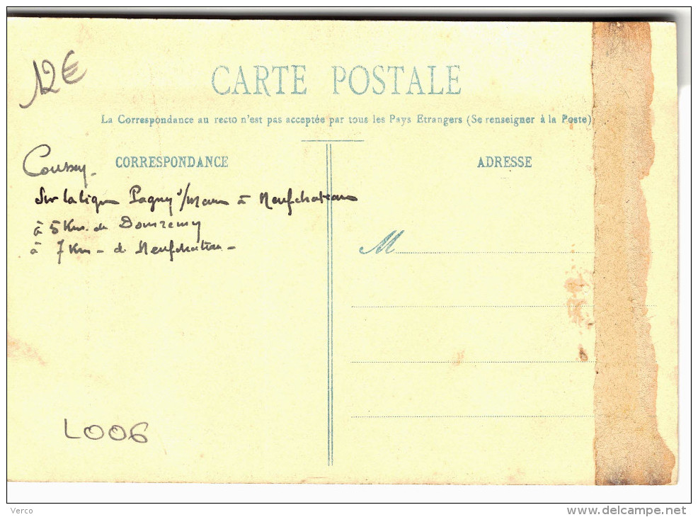 Carte Postale Ancienne De COUSSEY - Coussey