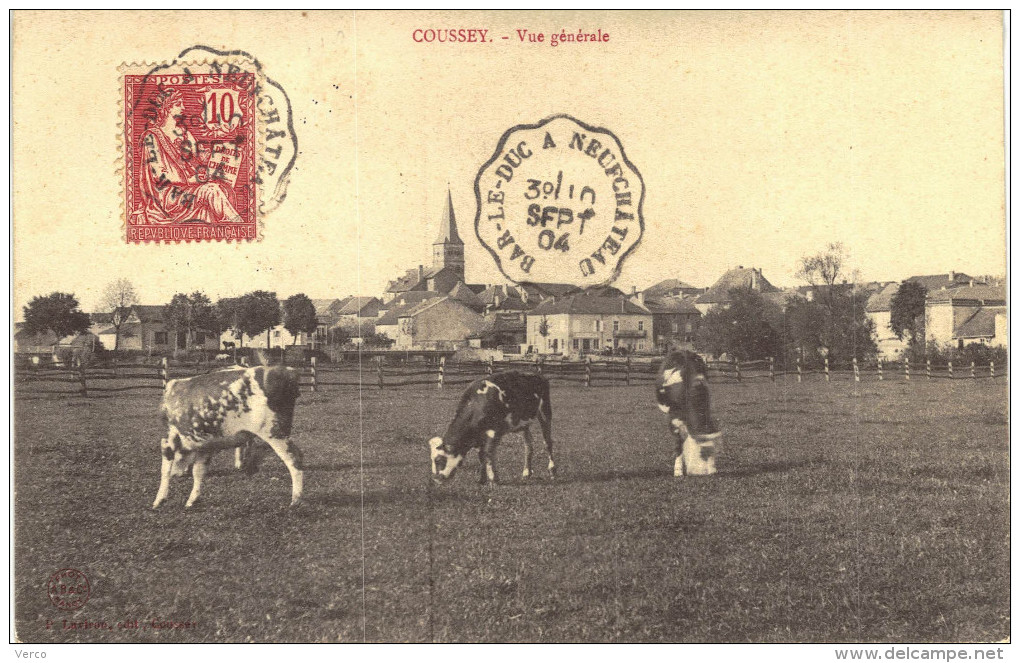 Carte Postale Ancienne De COUSSEY - Coussey