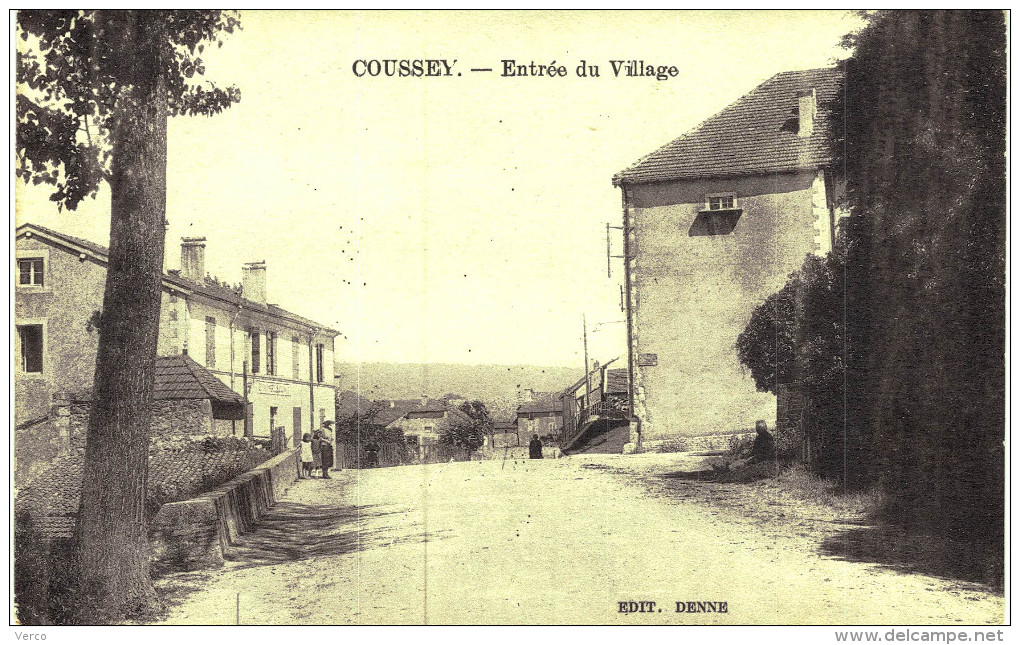 Carte Postale Ancienne De COUSSEY - Coussey