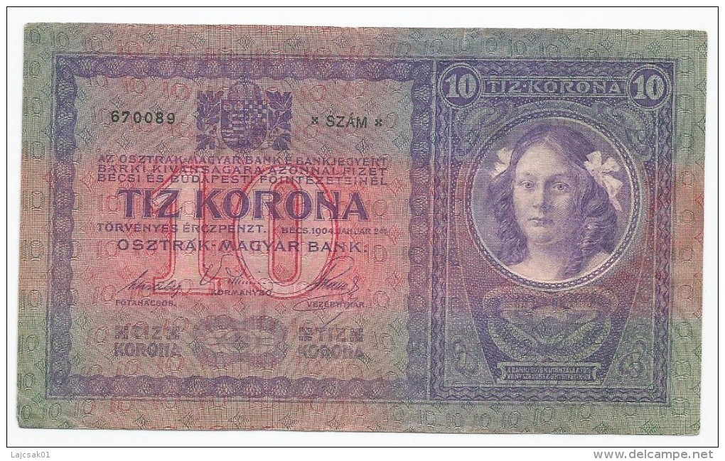 Austria 10 Kronen 1904.  10 Korona - Autriche
