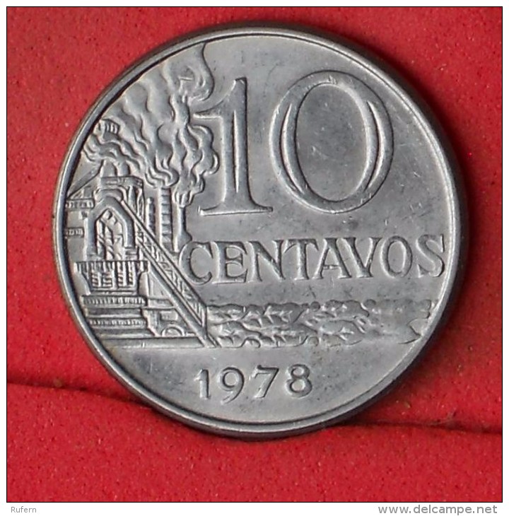 BRAZIL  10  CENTAVOS  1978   KM# 578,1a  -    (Nº13334) - Brazil