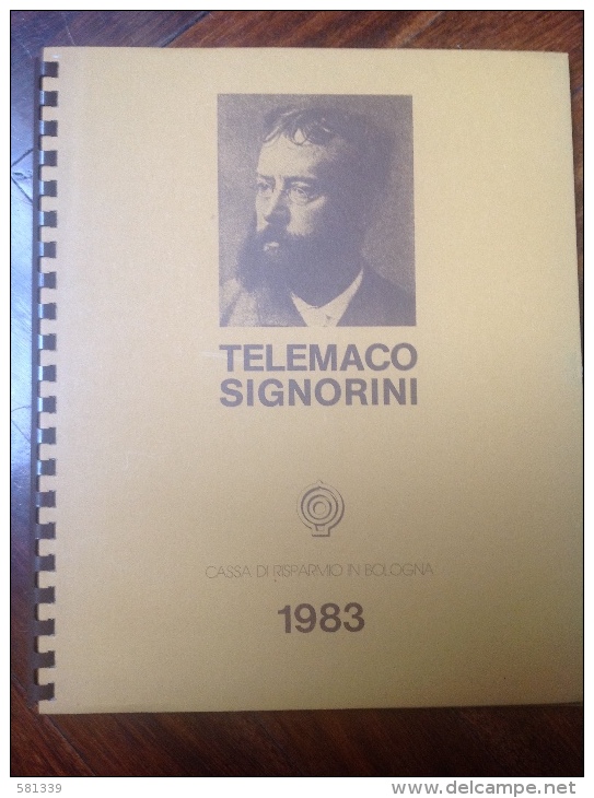 1983  GRANDE CALENDARIO " Telemaco SIGNORINI" Della Cassa Di Risparmio Di Bologna - Formato Grande : 1981-90