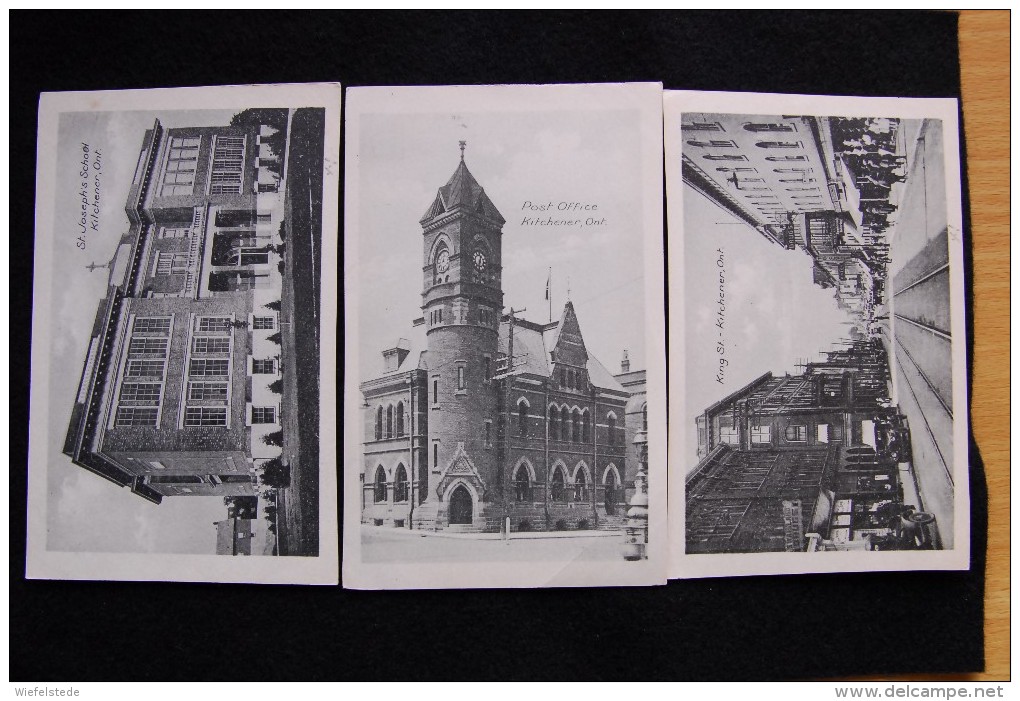 A485 - Kanada - Canada - Kitchener - Set Of 6 Double-sided Cards - King Edward School, Suddaby School Etc - Kitchener