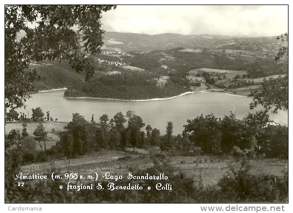 Amatrice(Rieti)-Lago Scandarello E Frazioni San Benedetto E Colli-1976 - Rieti