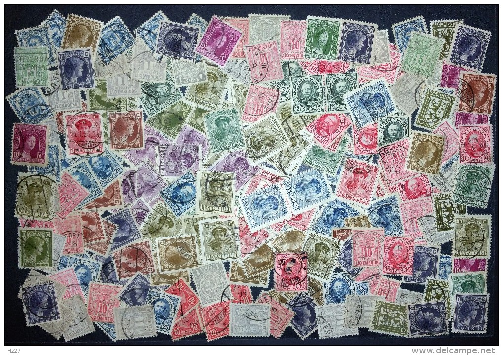 Luxembourg Stock Oblitérés + De 200 Timbres De 1882 à 1930 - Andere & Zonder Classificatie