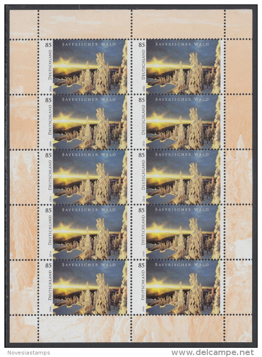 !a! GERMANY 2016 Mi. 3203 MNH SHEET(10) - Wild Germany: Bavarian Forest - 2011-2020