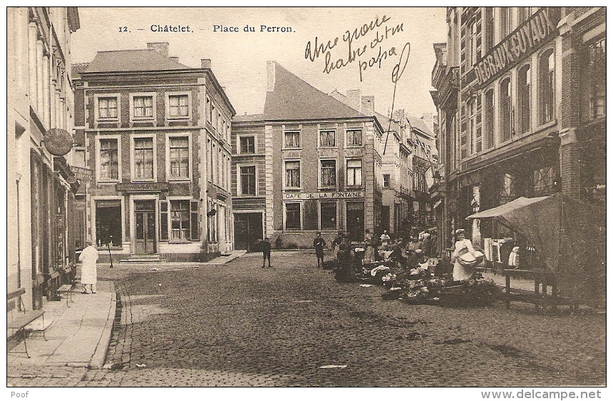 Châtelet : Place Du Perron ( Café -- Magasin) - Châtelet