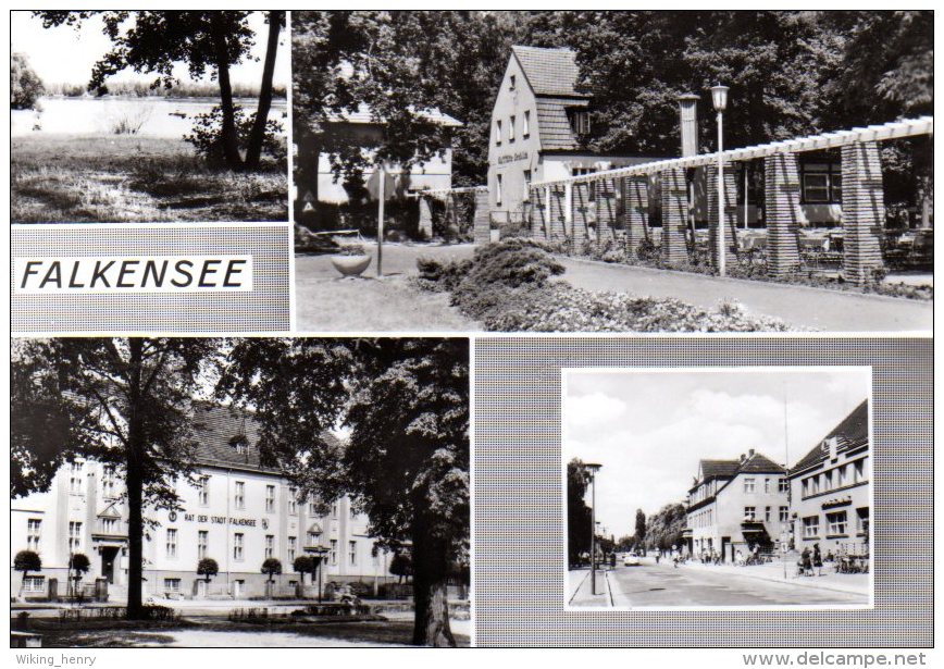 Falkensee - S/w Mehrbildkarte 1 - Falkensee