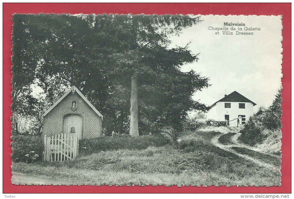 Malvoisin - Chapelle De La Galette Et Villa Dressen ( Voir Verso  ) - Gedinne