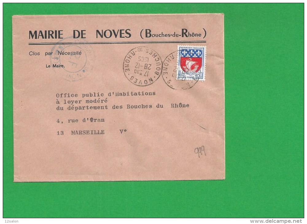 LETTRE BOUCHES DU RHONE NOVES - 1961-....