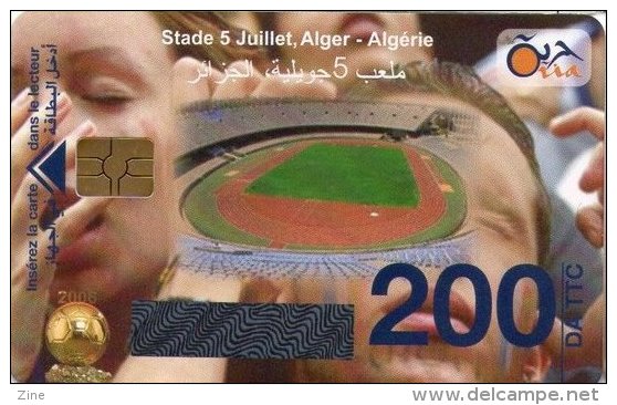 Algérie Télécarte Oria Sport Football Stade 5 Juillet Alger Algérie - Algerije