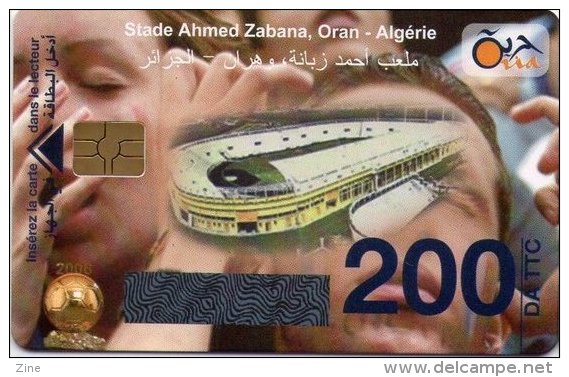 Algérie Télécarte Oria Sport Football Stade Ahmed Zaban, Oran Algérie - Algerije