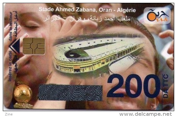 Algérie Télécarte Oria Sport Football Stade Ahmed Zaban, Oran Algérie - Algerien