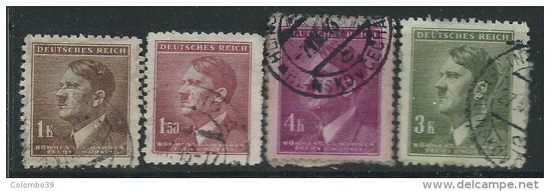 Boemia E Moravia 1942 Usato - 4v - Used Stamps