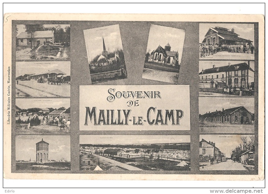 Multivues Souvenir De Mailly Le Camp  Neuve TTBE - Mailly-le-Camp