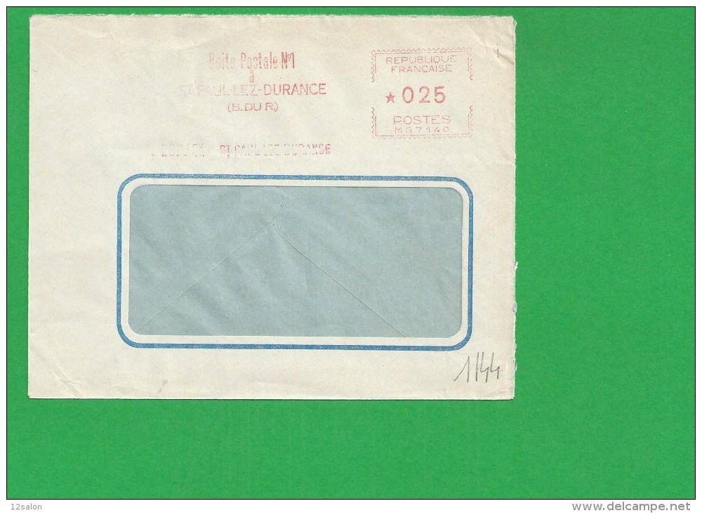 LETTRE BOUCHES DU RHONE SAINT PAUL LEZ DURANCE EMA - 1961-....