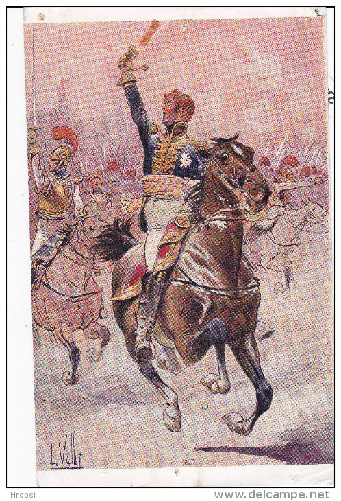 Illustrateur VALLET L., Michel Ney, Lieutenant , Militaire, Trous D'épingle - Vallet, L.