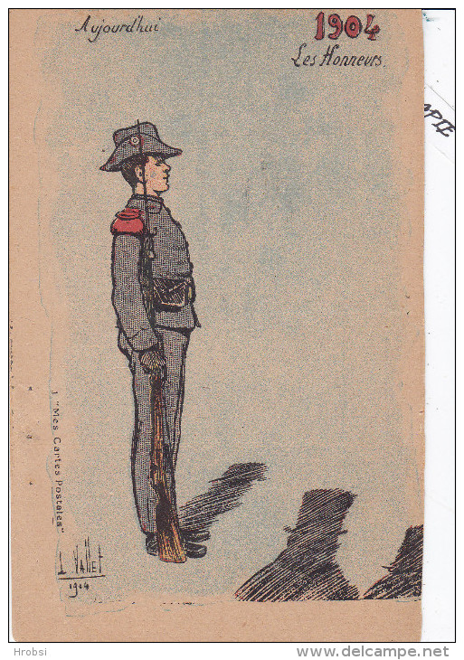 Illustrateur VALLET L., Les Honneurs 1904, Uniforme - Vallet, L.