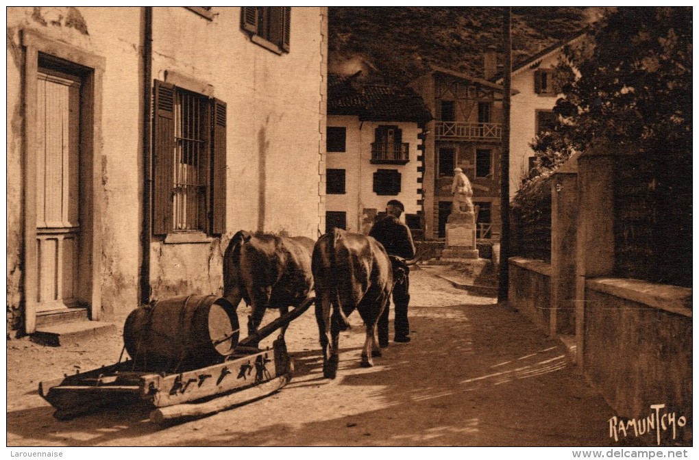 64 - ALDUDES Le Traineau Aux Aldudes - Aldudes