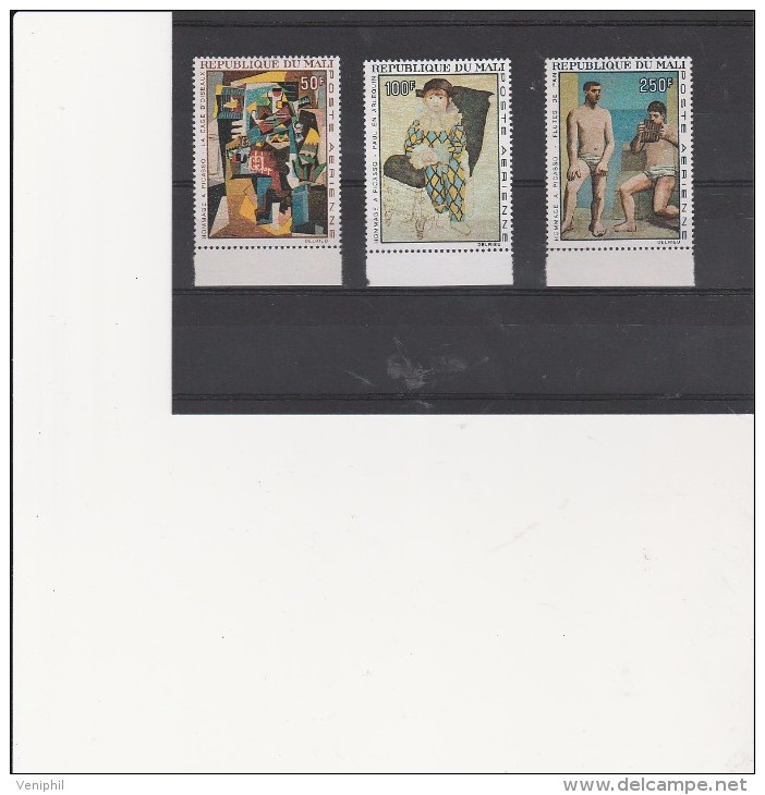 MALI - POSTE AERIENNE N° 46 A 48 NEUF XX - ANNEE 1967 -HOMMAGE A PICASSO - Mali (1959-...)