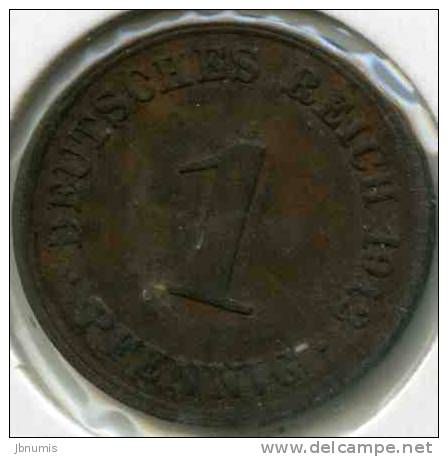 Allemagne Germany 1 Pfennig 1912 A J 10 KM 10 - 1 Pfennig