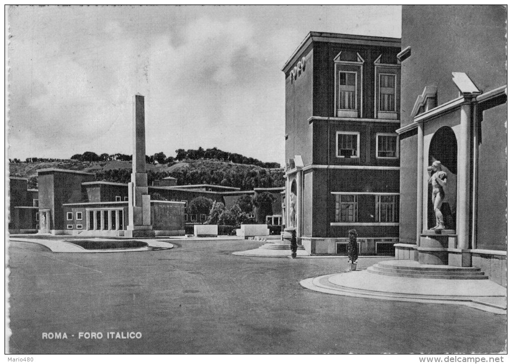 ROMA  FORO  ITALICO   2 SCAN    (VIAGGIATA) - Fiume Tevere