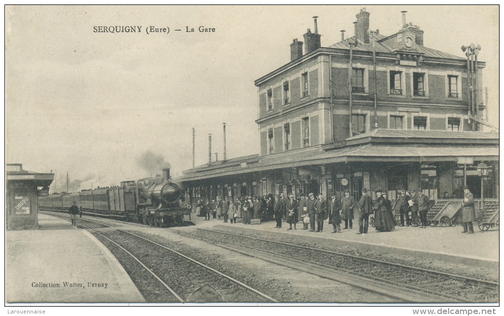 27   - Serquigny ; La Gare . - Serquigny