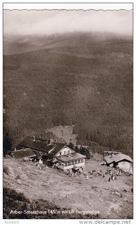 Arber-Schutzhaus Mit Lift-Bergstation. Stempel - Andere & Zonder Classificatie