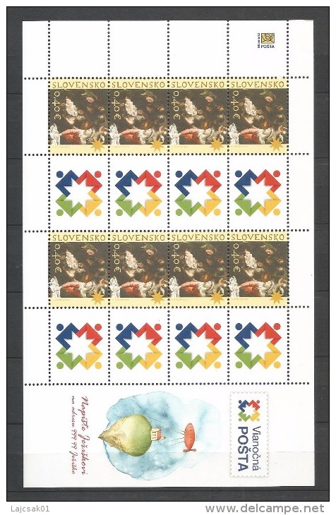 Slovakia 2012. Christmas MNH** Sheet - Neufs