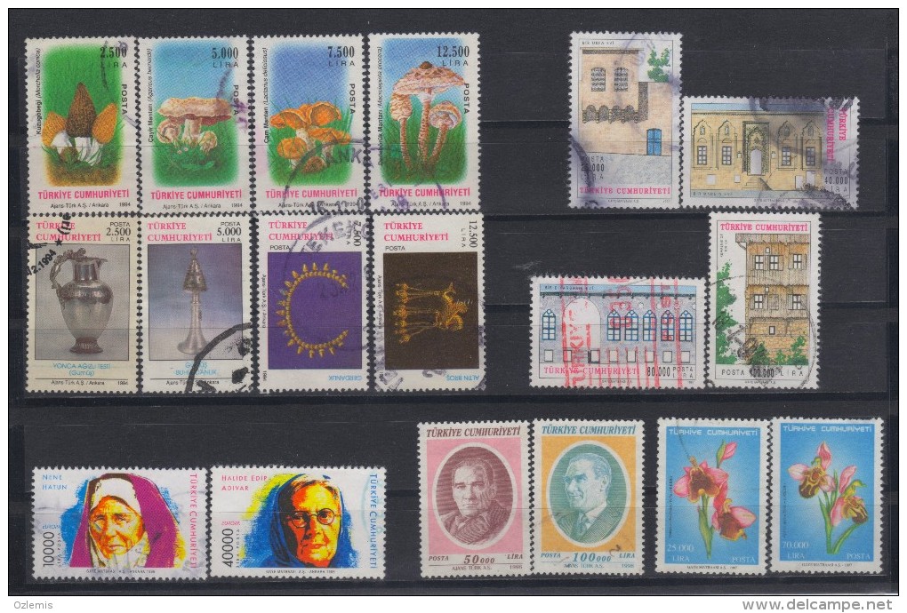 TURKEY 1994-1996-1997 USED STAMPS - Collections, Lots & Séries