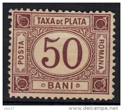 Roumanie Timbre Taxe N° 5 (*) - Segnatasse