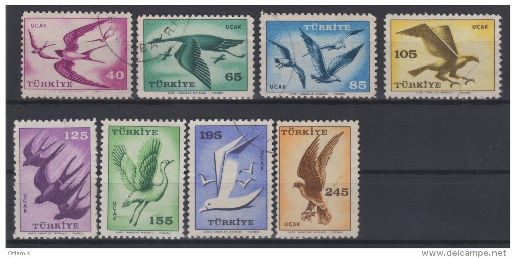 TURKEY 1959 AIRMAIL  USED STAMPS - Collections, Lots & Series