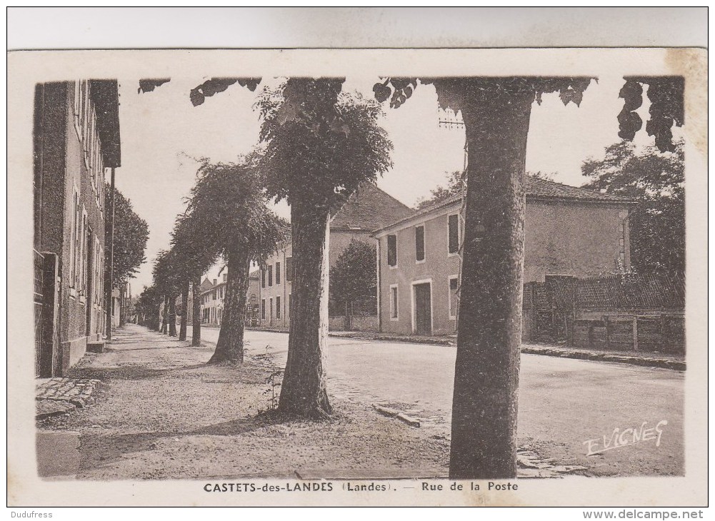 CASTETS  RUE DE LA POSTE - Castets