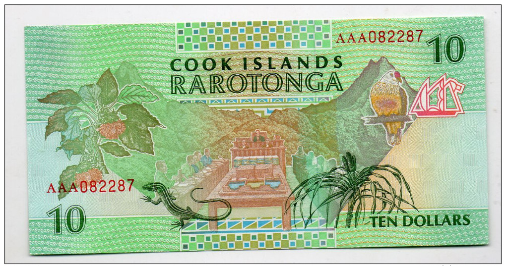 COOK : 10 $ 1992 (unc) - Islas Cook