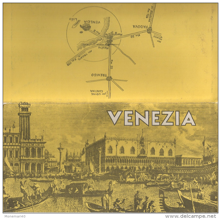 VENEZIA - Carte Géographique (En Partie Quadrilingue - Anglais - Français - Allemand - Italien) - Cartes Géographiques