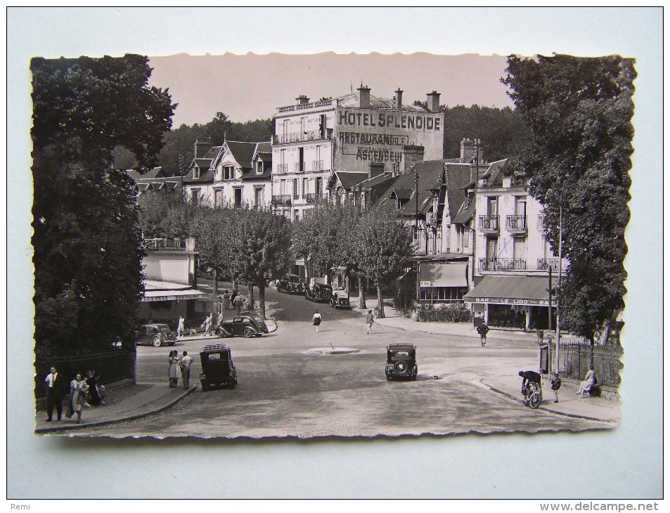 61 BAGNOLES-de-l'ORNE Hôtel SPLENDIDE 14 Avenue De La Gare Mobylette Bleue - Bagnoles De L'Orne