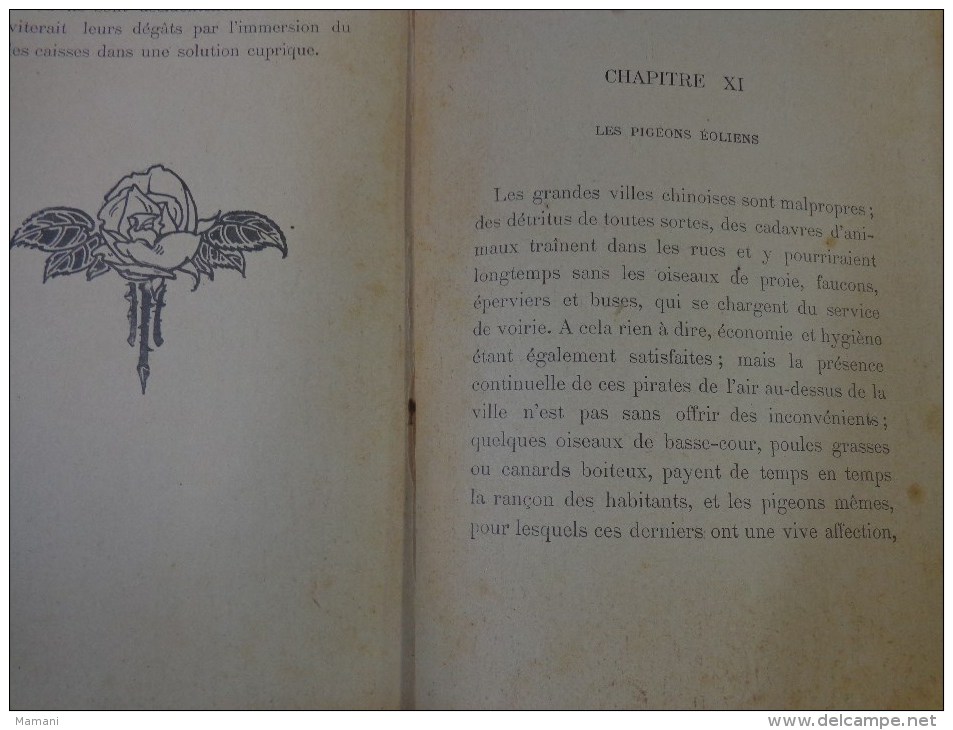 livre de recompense 1905-l.faideau--promenades botaniques-houx-gui-capucine-escargots-sirex des sapins-apate capucin-etc